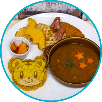 キッズプレート & Shimajiro