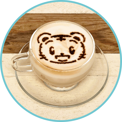 カフェラテ & Shimajiro