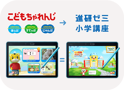 「進研ゼミ小学講座」に進級しても使える