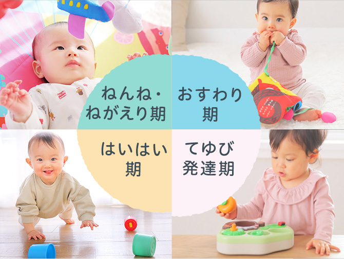 月齢に合わせたお届けプログラム
