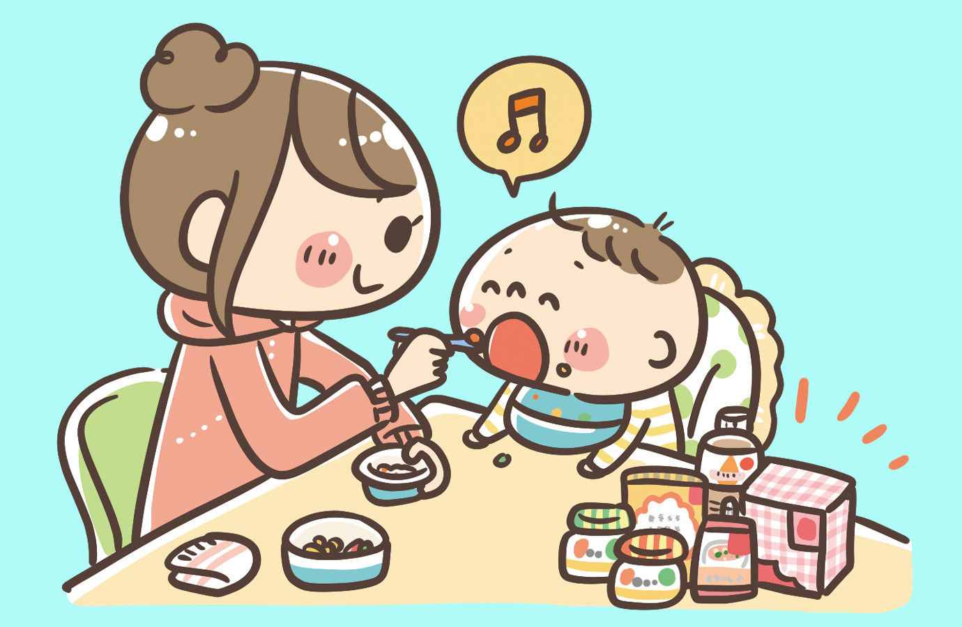 市販のベビーフードを取り入れても大丈夫