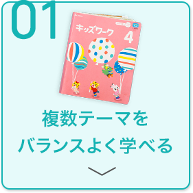 複数のテーマをバランスよく学べる
