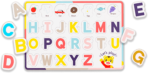 アルファベットパズルプレゼント！​