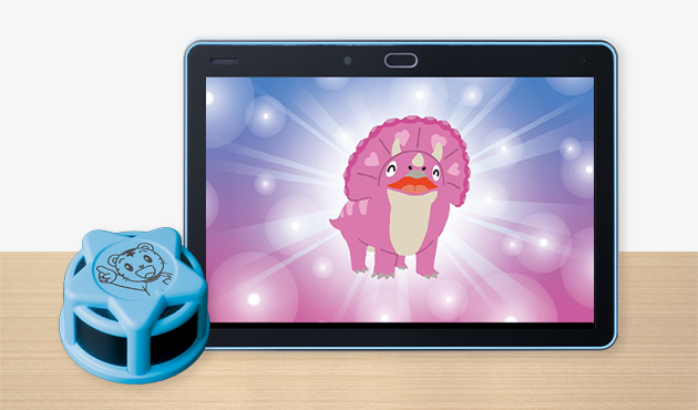 やるきアップスタンプ&そだてよう！きょうりゅうアプリ