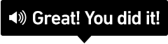 great! you did it