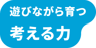 遊びながら育つ 考える力