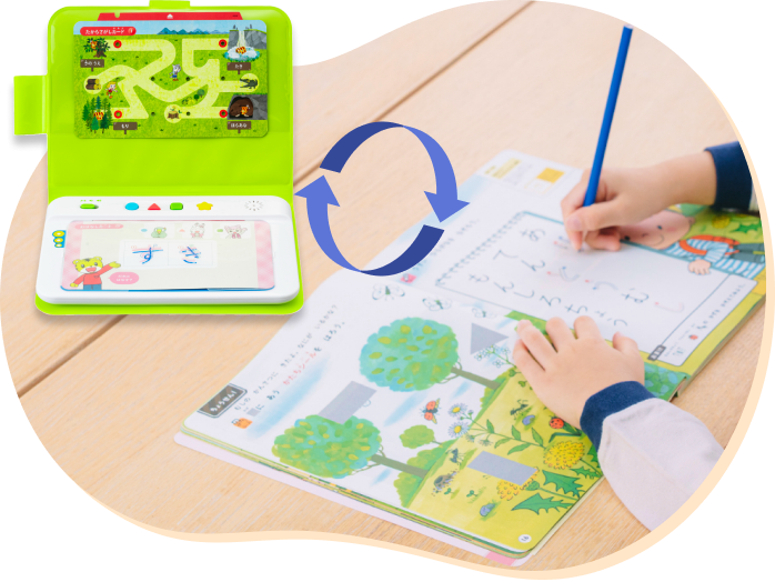 ひらがななぞりん｜4歳・5歳の通信教育 こどもちゃれんじすてっぷ