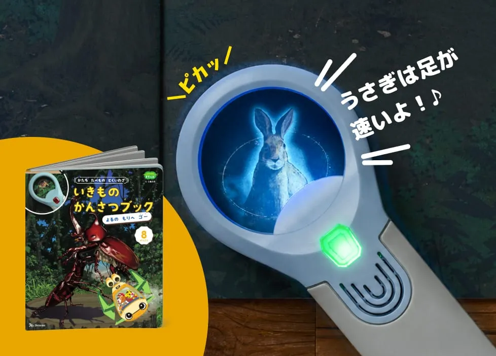 かんさつライト ＆ かんさつブック（夜の森へゴー）
